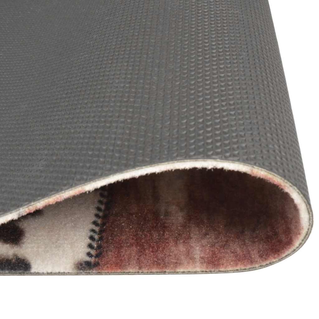VidaXL Waschbare Küchenmatte mit Tiermuster, 60 x 180 cm, Samt