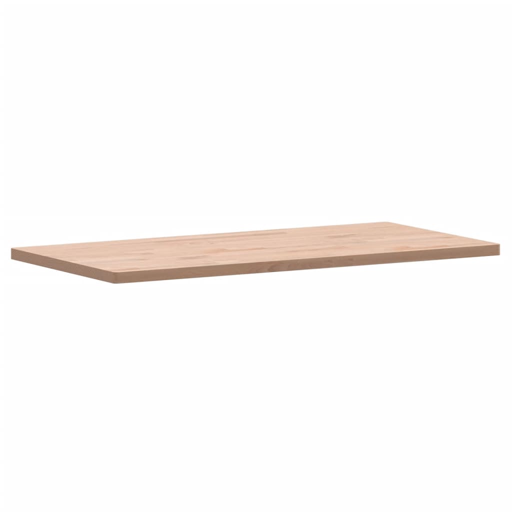 VIDAXL WASCHBECKENTISCH 100x50x2,5 cm Festes Buchenholz