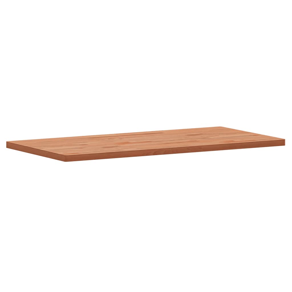 VIDAXL WASCHBECKENTISCH 100x50x2,5 cm Festes Buchenholz