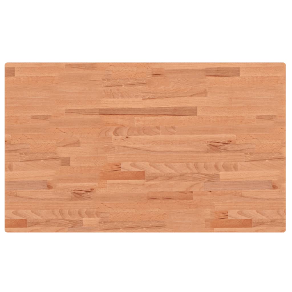 VIDAXL WASCHBECKEN-Blatt 100x60x2,5 cm Festes Buchenholz