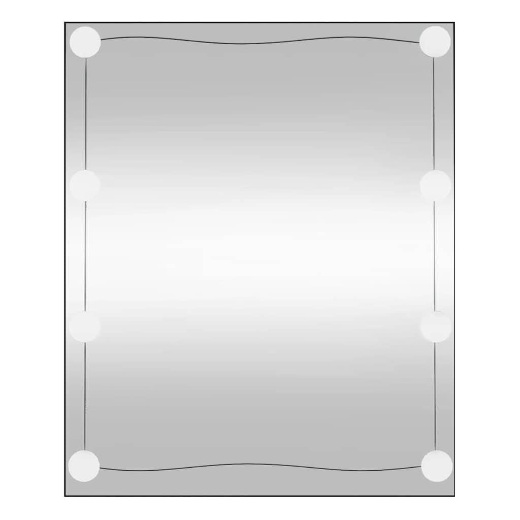 Vidaxl wandspiegel met led's rechthoekig 50x60 cm glas