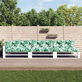 Vidaxl palletkussens 7 st bladpatroon stof