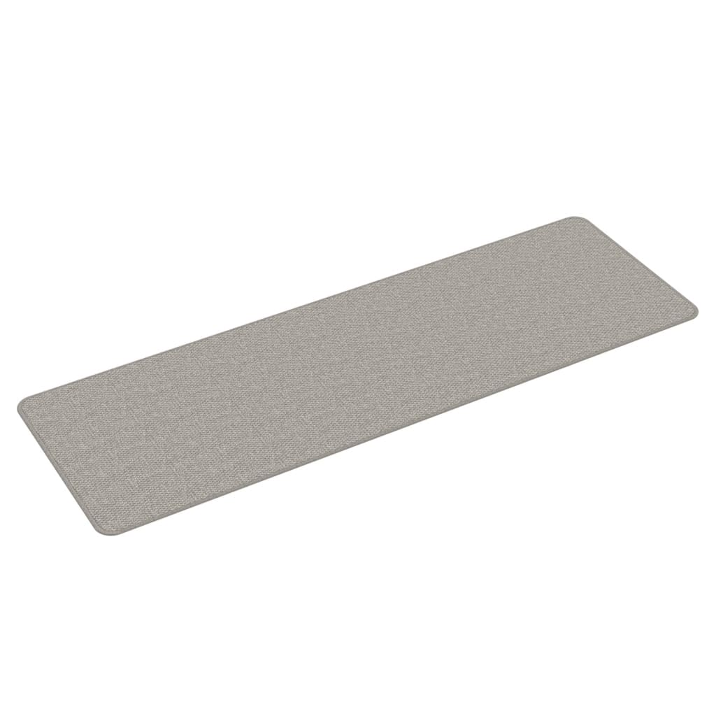 Vidaxl tapijtloper 50x150 cm sisal-look platina
