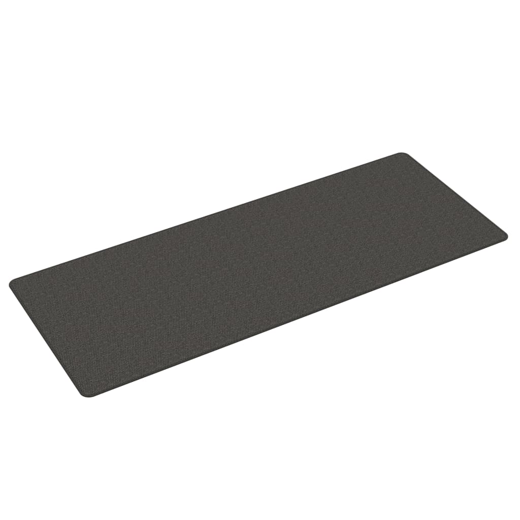 VidaXL Teppichläufer 80x200 cm Sisaloptik Anthrazit