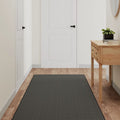VidaXL Teppichläufer 80x300 cm Sisaloptik Anthrazit