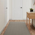 VidaXL Teppichläufer 80x150 cm Sisaloptik Silber