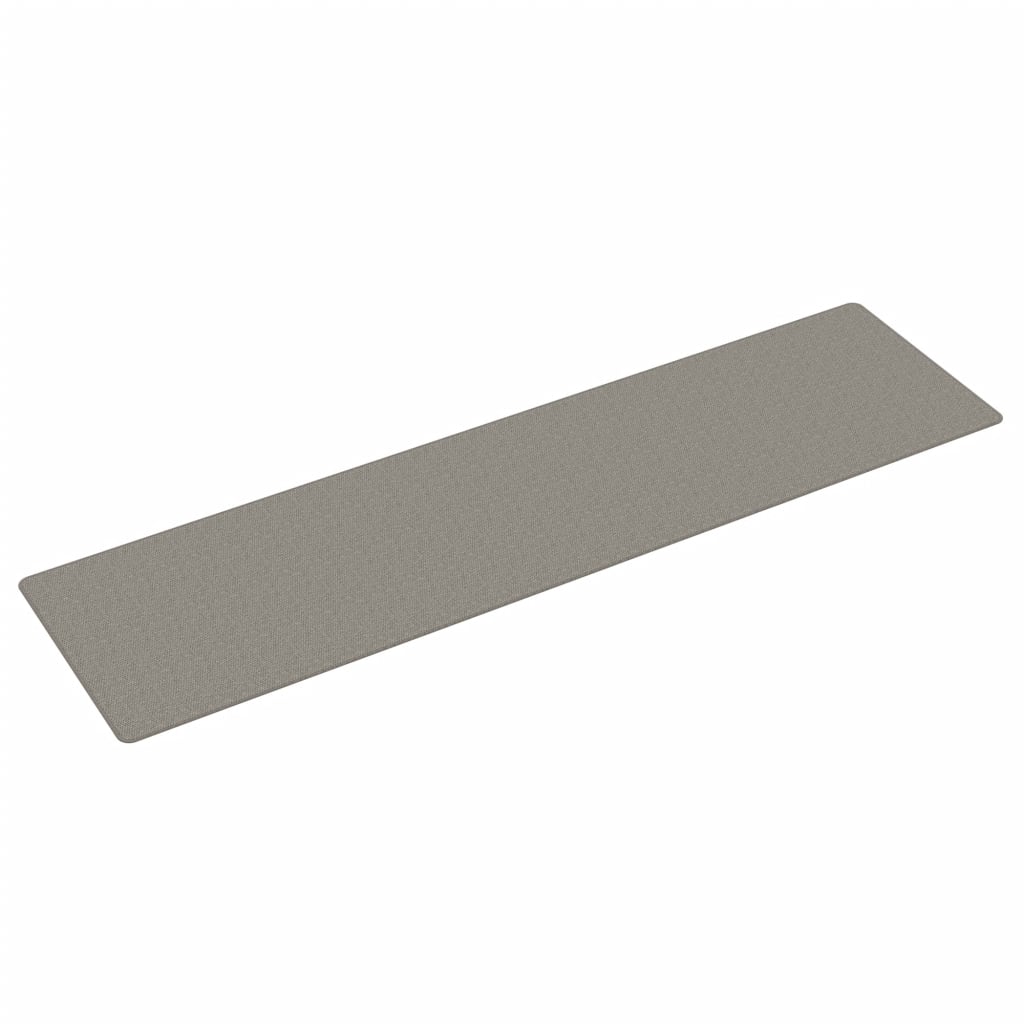 VidaXL Teppichläufer 80x300 cm Sisaloptik Silber