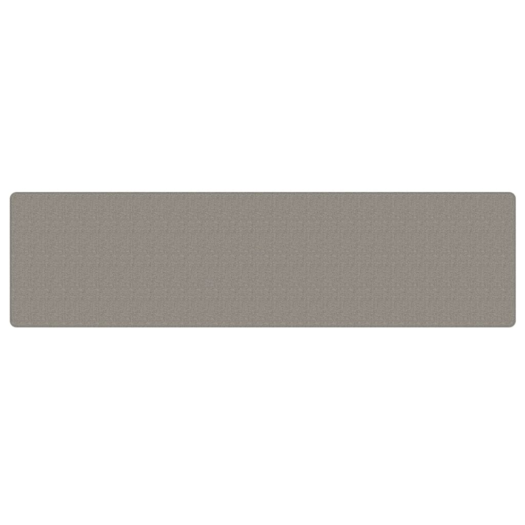 VidaXL Teppichläufer 80x300 cm Sisaloptik Silber