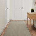 VidaXL Teppichläufer 80x300 cm Sisaloptik Silber