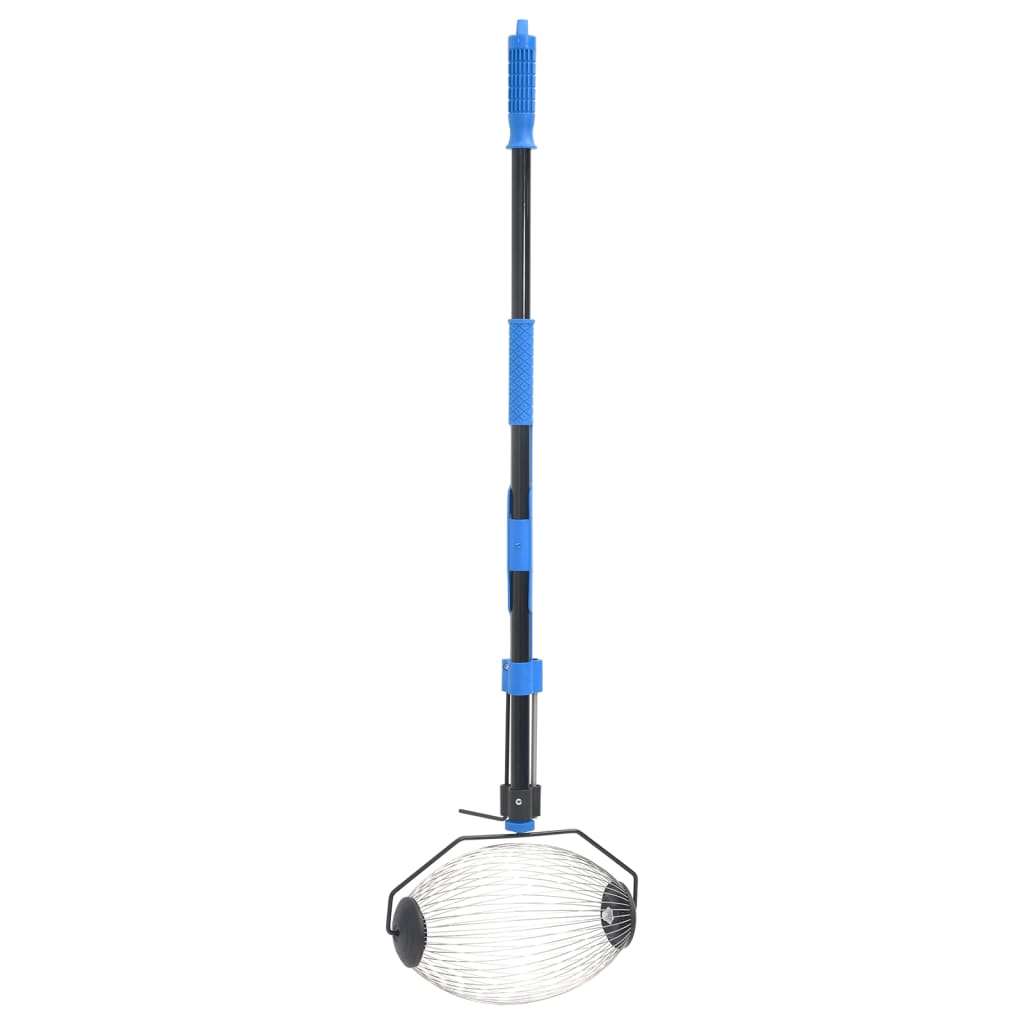 Vidaxl notenverzamelaar 127 cm staal blauw