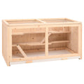 Vidaxl hamsterkooi 104x52x54 cm massief vurenhout