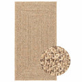 Vidaxl vloerkleed zizur binnen en buiten 80x150 cm jute look