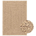 Vidaxl Teppich Zizur innen und außen in 160 x 230 cm Juteoptik