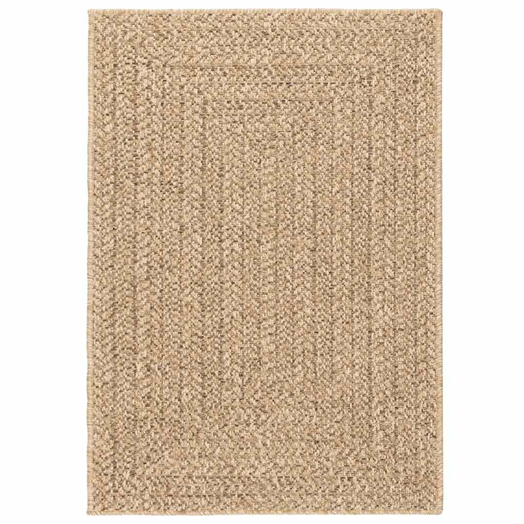 Vidaxl Teppich Zizur innen und außen in 160 x 230 cm Juteoptik