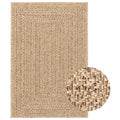 Vidaxl vloerkleed zizur binnen en buiten 200x290 cm jute look