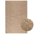 VidaXL Bodenteppich Zizur für drinnen und draußen, 120 x 170 cm, Jute-Optik