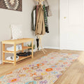 Vidaxl vloerkleed wasbaar 80x300 cm meerkleurig