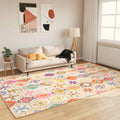 VidaXL Teppich waschbarer Anti-Rutsch 190x300 cm mehrfarbig