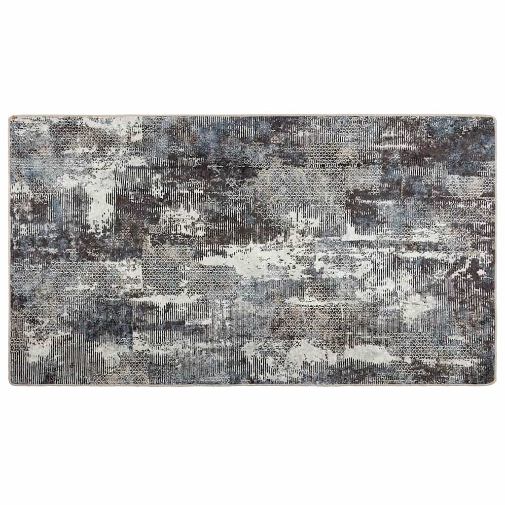 Vidaxl vloerkleed wasbaar anti-slip 80x150 cm meerkleurig