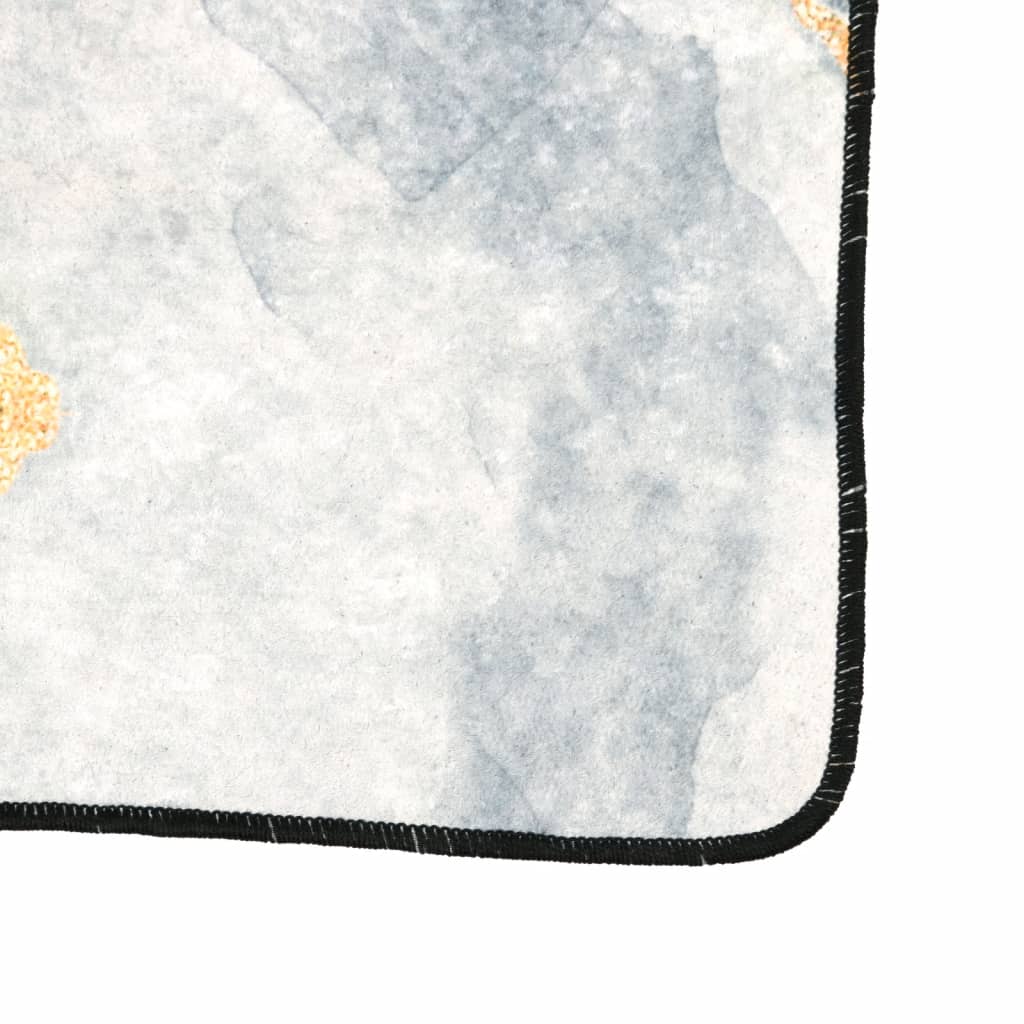Vidaxl vloerkleed wasbaar 80x150 cm meerkleurig