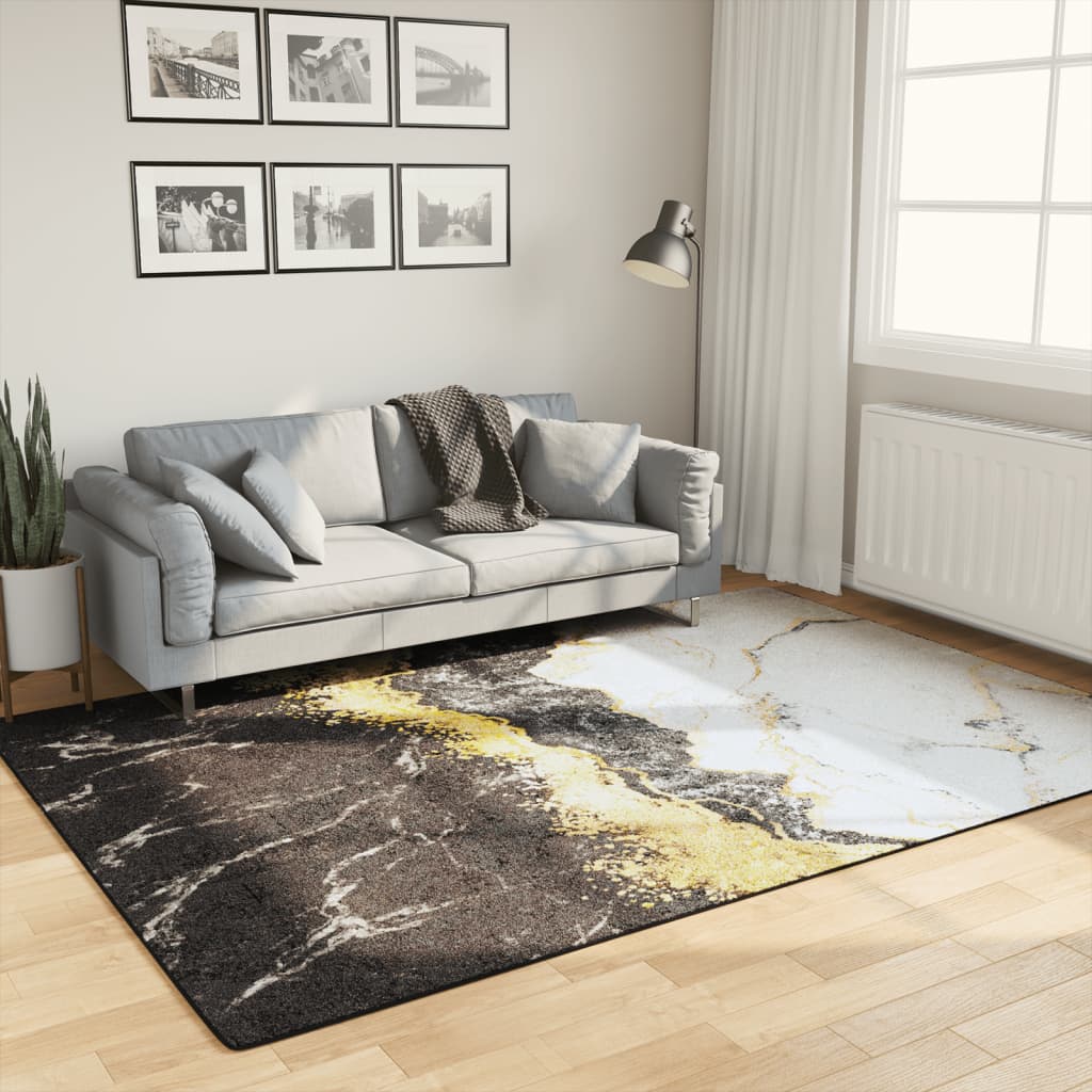 VidaXL Waschbarer, rutschfester Teppich 160x230 cm Mehrfarbig