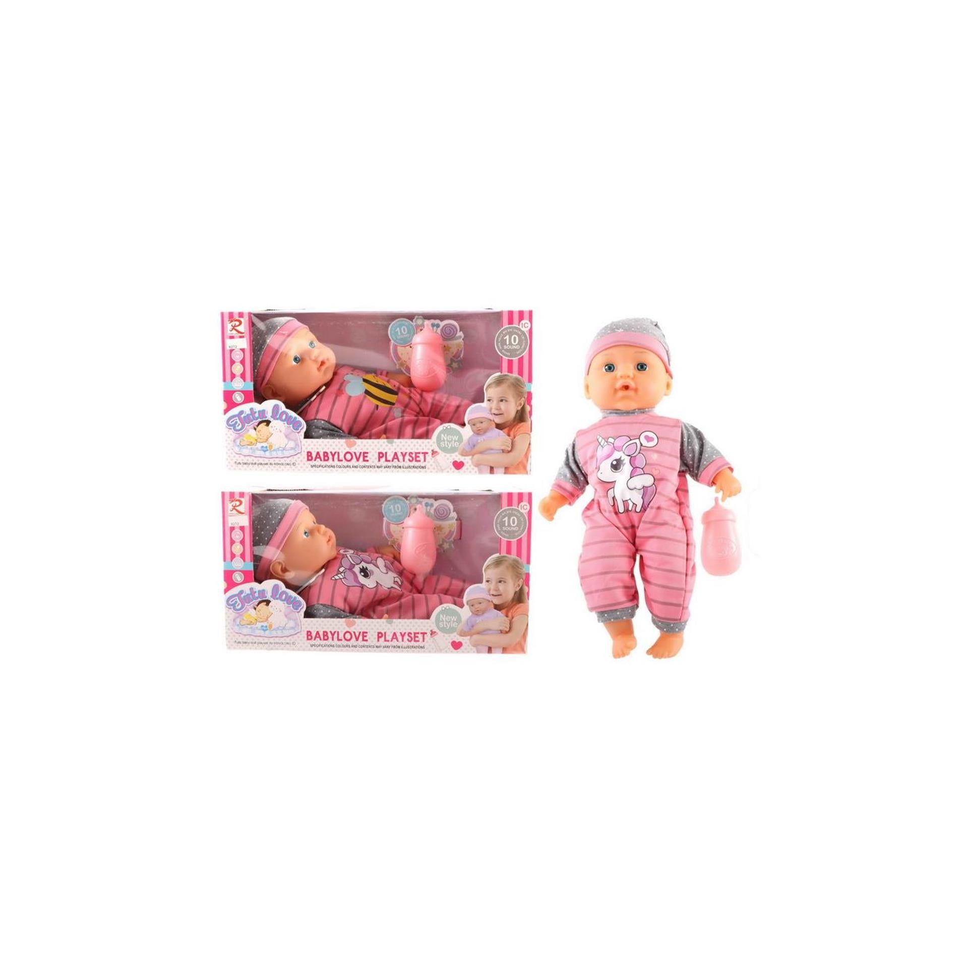 Pop met 10 geluiden en accesoires 30cm