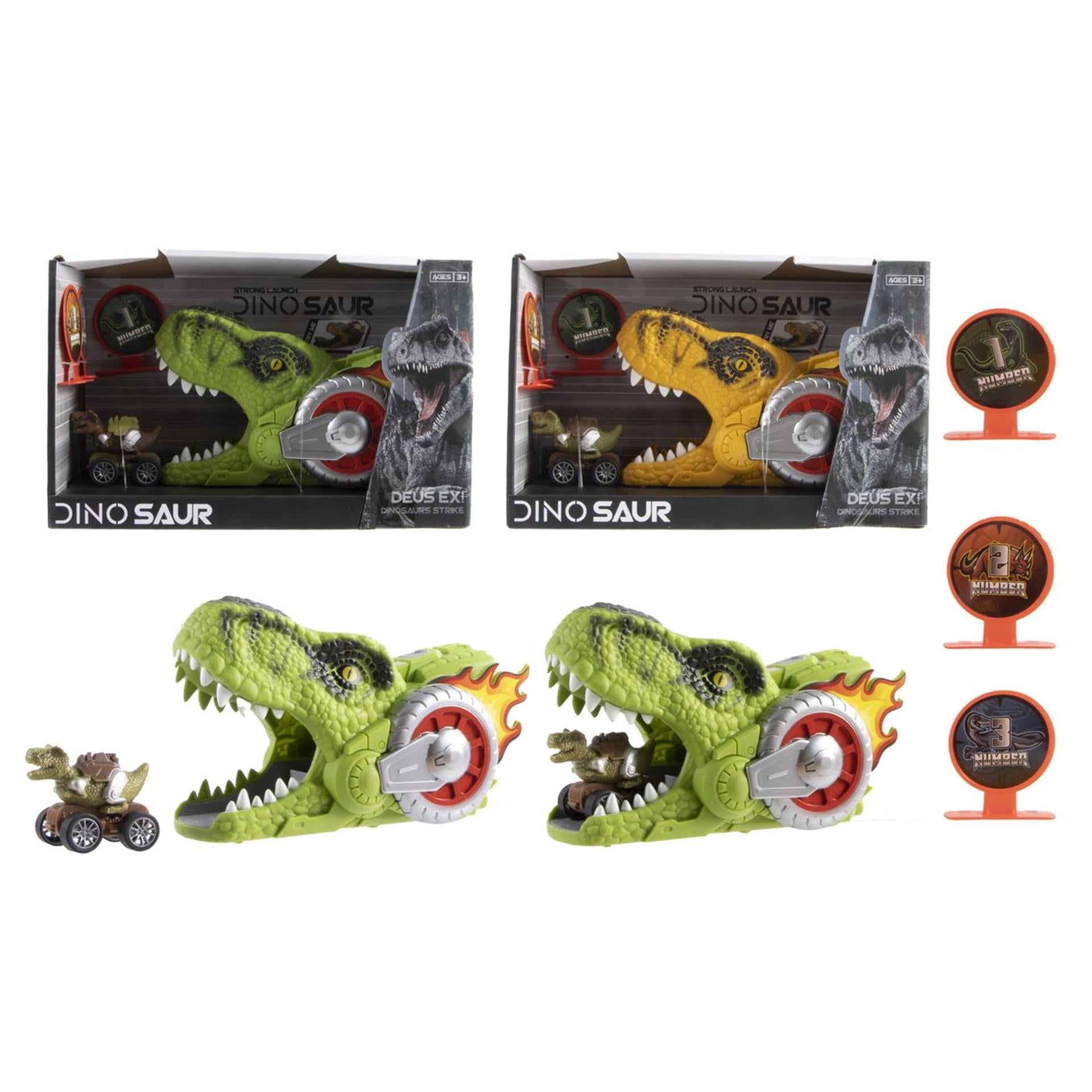 Dino afschietset 5-delig 18,5cm