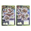 Glow in the dark stickers dino 26-delig 2 assorti
