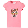 Vidaxl kindershirt 128 neonroze