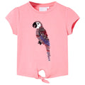Vidaxl kindershirt 116 fluorescerend roze