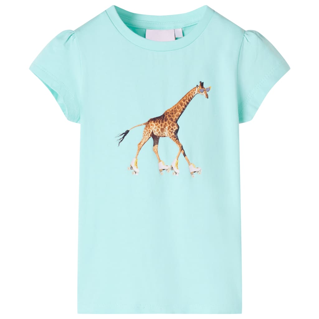 Vidaxl kindershirt 140 lichtzeeblauw