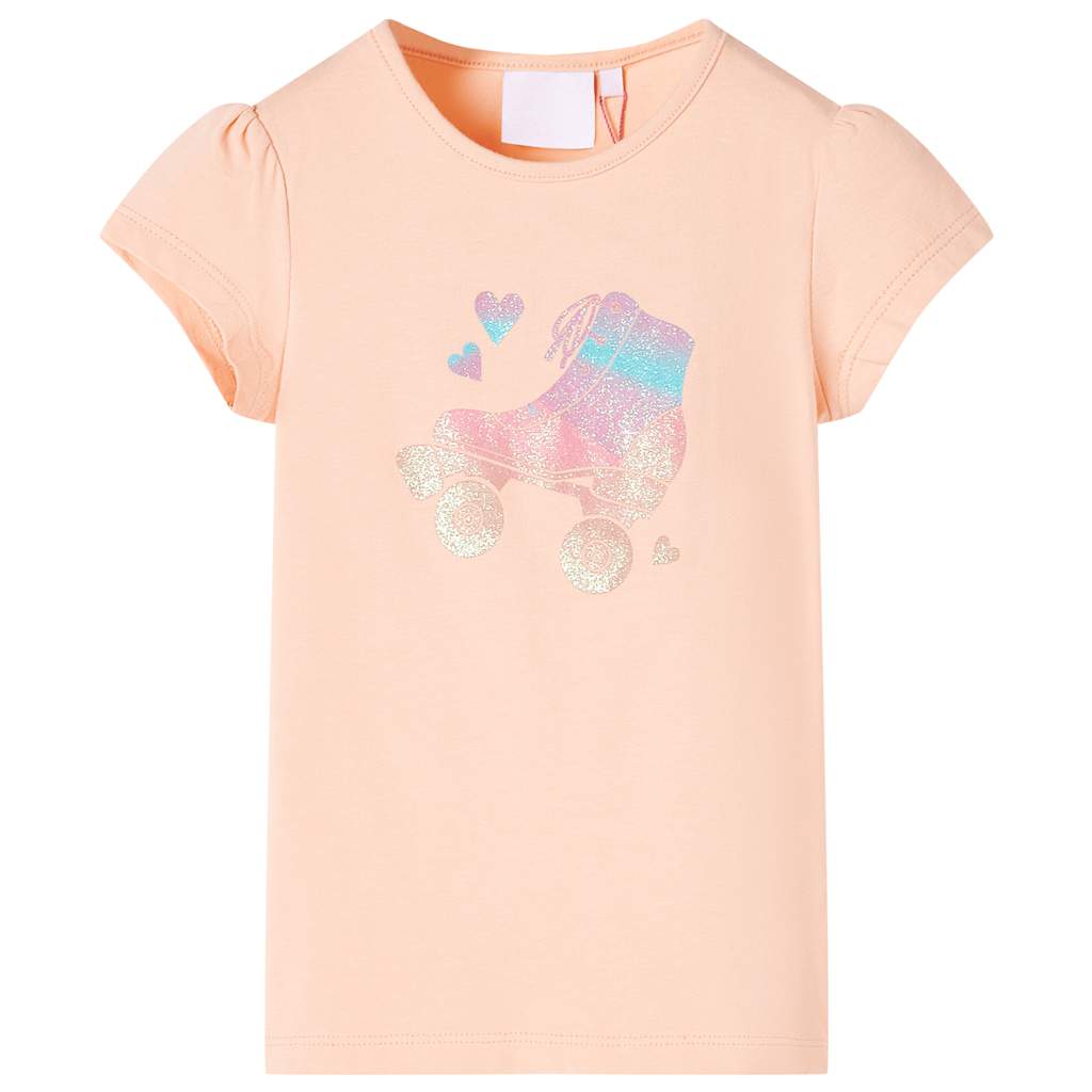 VidaXL Kindershirt 104 lichtoranje