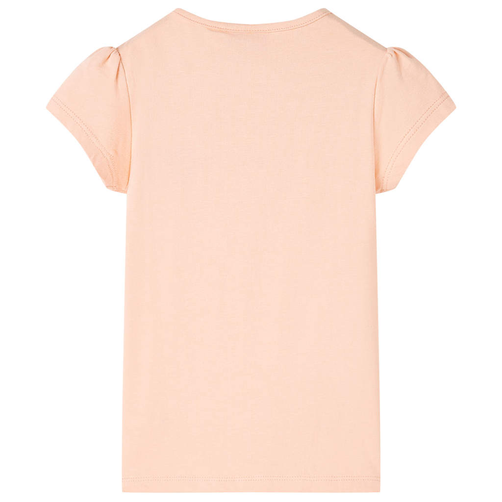 VidaXL Kindershirt 104 lichtoranje