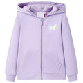 Vidaxl kindervest met capuchon 92 lila