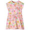 Vidaxl kinderjurk 140 zachtroze
