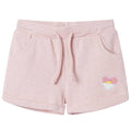 Vidaxl kindershorts met trekkoord 128 gemengd lichtroze