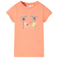 Vidaxl kindershirt 140 perzikkleurig