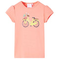 Vidaxl kindershirt 116 neonkoraal
