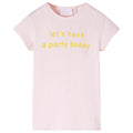 Vidaxl kindershirt 140 zachtroze