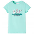 Vidaxl kindershirt 140 lichtmint