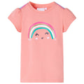 Vidaxl kindershirt 104 lichtkoraalkleurig