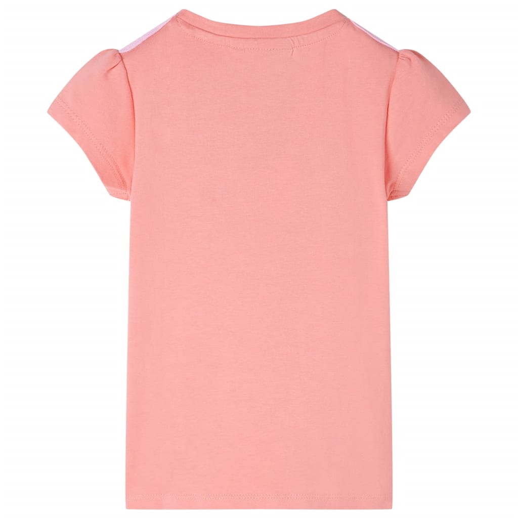 Vidaxl kindershirt 128 lichtkoraalkleurig