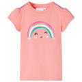 Vidaxl kindershirt 140 lichtkoraalkleurig