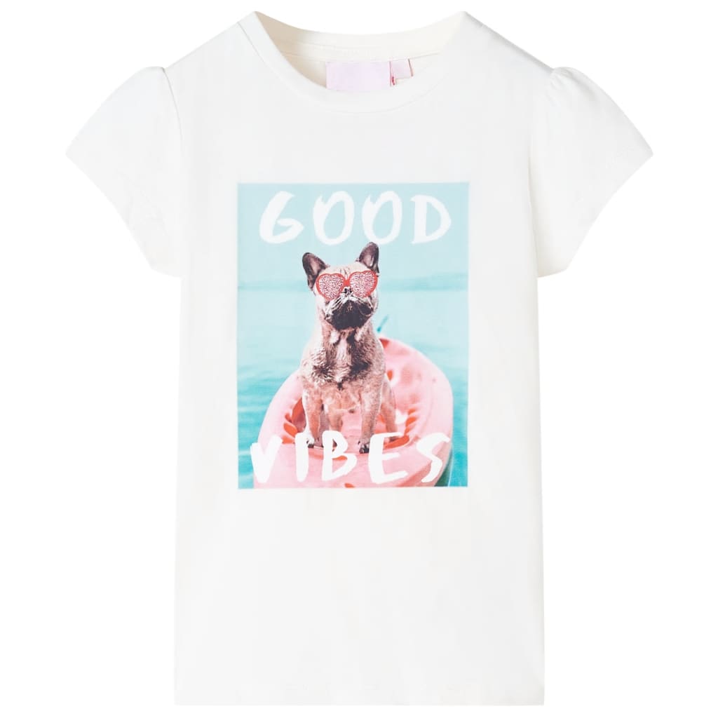 Vidaxl kindershirt 140 ecru