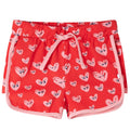 Vidaxl kindershort met trekkoord 116 rood