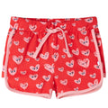 Vidaxl kindershort met trekkoord 128 rood