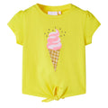 Vidaxl kindershirt 104 geel