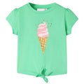 Vidaxl kindershirt 128 lichtgroen