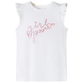 Vidaxl kindershirt met ruches aan de mouwen 140 ecru