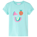 Vidaxl kindershirt 128 lichtmint
